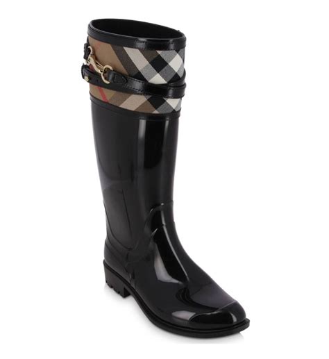 bottes de pluie burberry galerie lafayette|Bottes de pluie en Check .